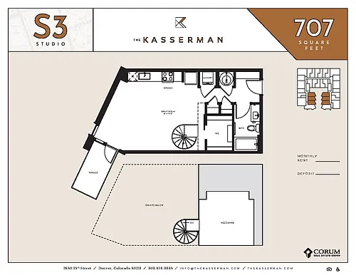 Floor plan S3 Mezzanine