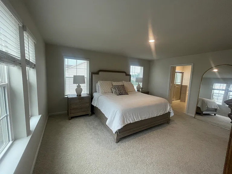 First bedroom (master) upstairs