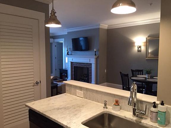 Kitchen into dining room/living room