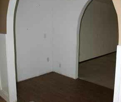 Between dining room and greatroom