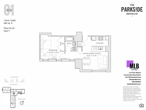 2nd image of 123 Parkside Ave APT 3T
