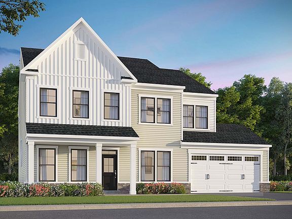 Elevation 5 of the Kendrick home design at Lakeside at Trappe by Brookfield Residential