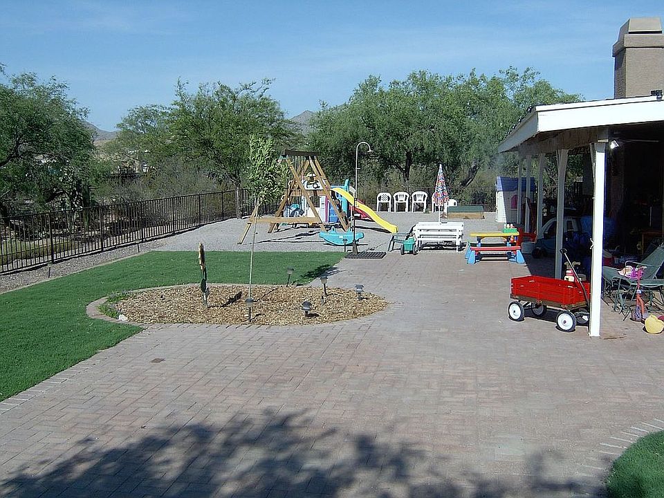 Rear yard landscaping
