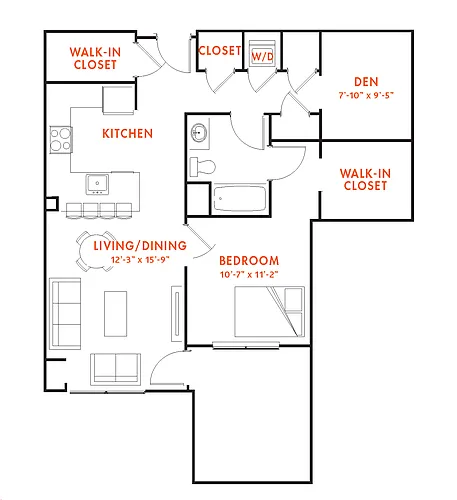 Floor plan A1D1-1