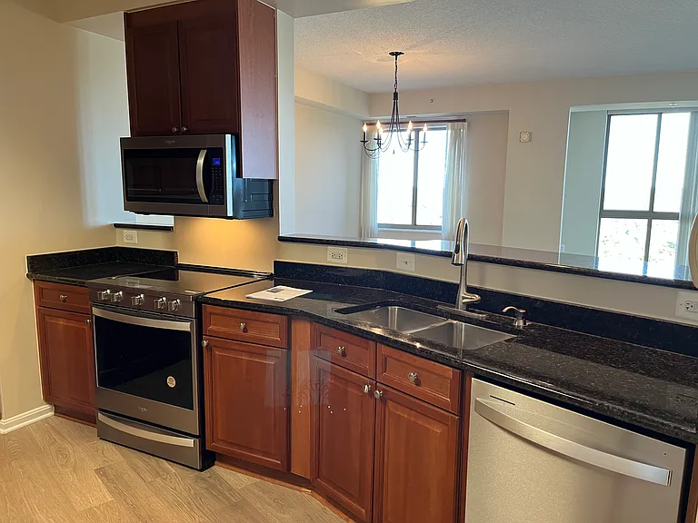 Kitchen with new range and dishwasher