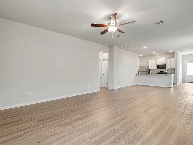 Spacious family room.