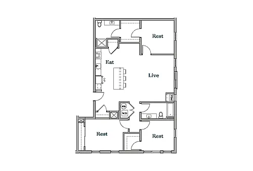 Floor plan E2