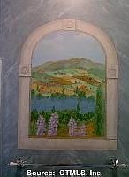 Built in alcove artwork