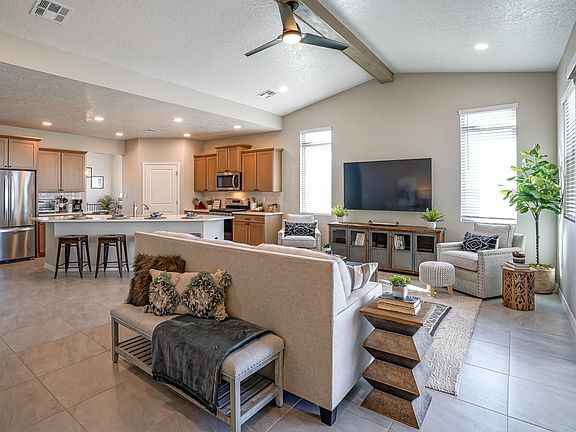 Spacious open living area