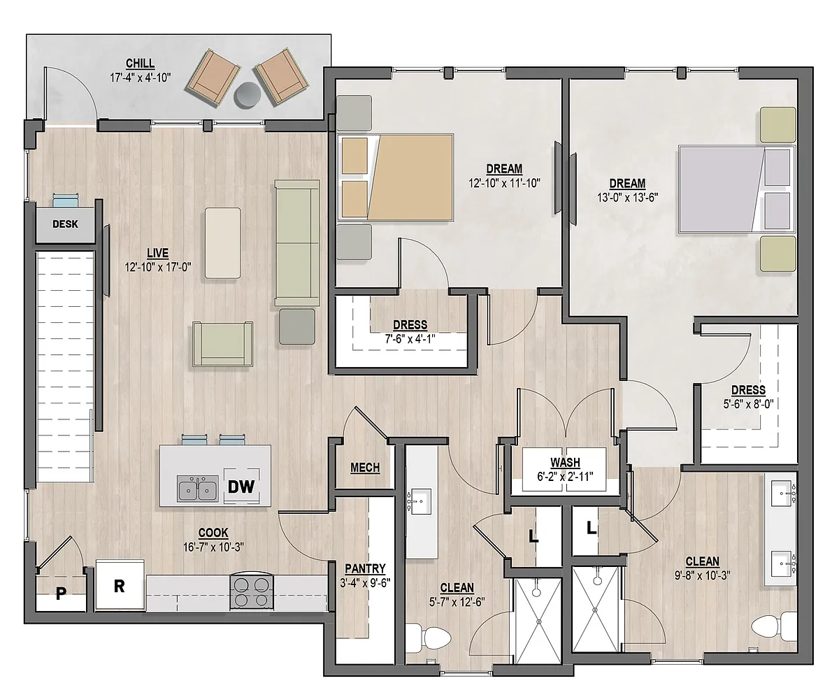 Floor plan Dorchester