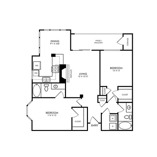 Floor plan B3