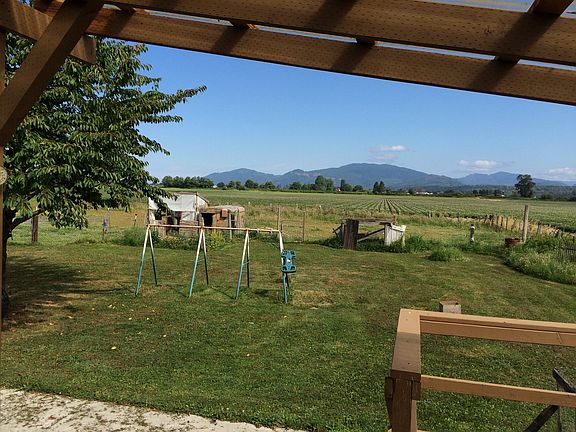view from back yard