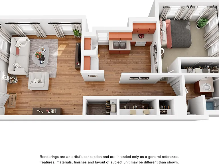 1 Bed 1 Bath 1 Bed 1 Bath