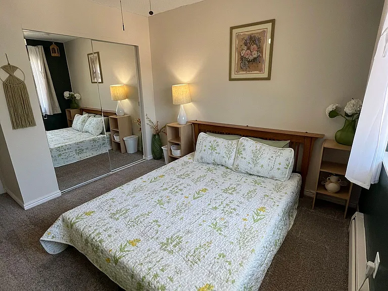 Bedroom can be furnished with a Queen or Twin over Full Bunk.