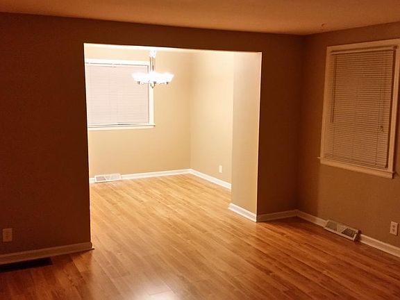 View of Dining room from Living room