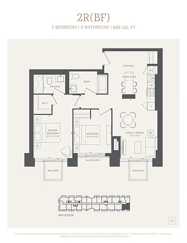 Floor plan CH616