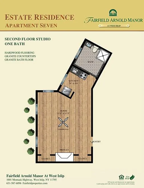Floor plan Estate Residence Suite Seven