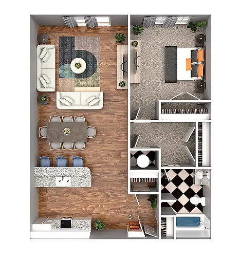 Floor plan Bluemont