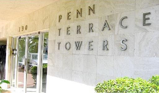 Front entrance to the building 
