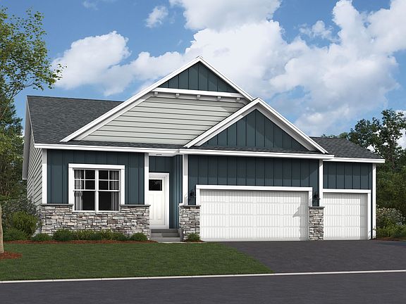 Sage Elevation A Optional Stone 3-Car