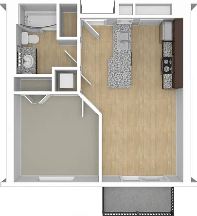 1 Bedroom Floor Plan 1 Bedroom Floor Plan