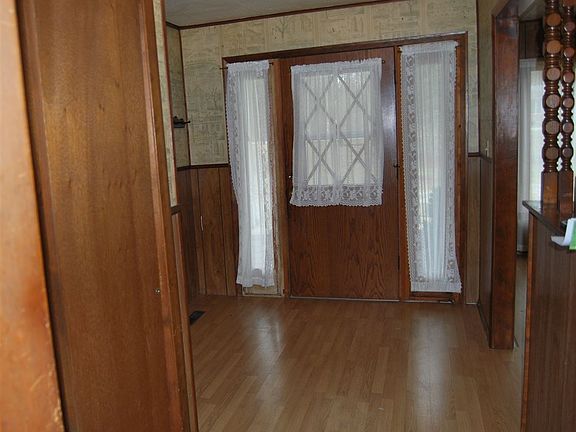 large foyer with closet