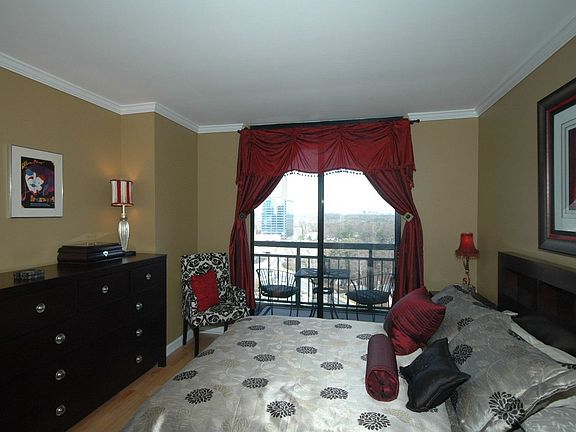 Master Bedroom is spacious and offers a spectaular view from the balcony!