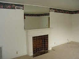 Mock Fireplace In Living Room