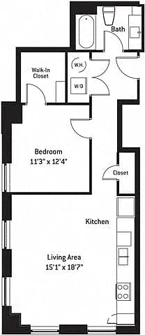 Floor plan 1C