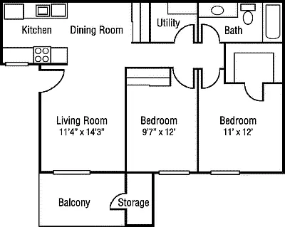 Floor plan The Cedar