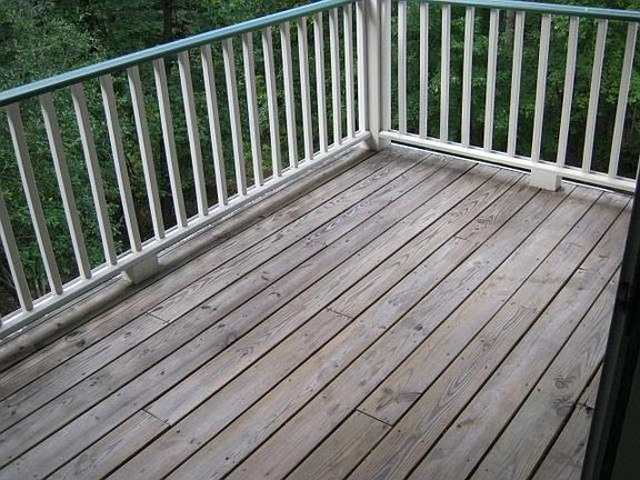 Balcony with Private wooded views 