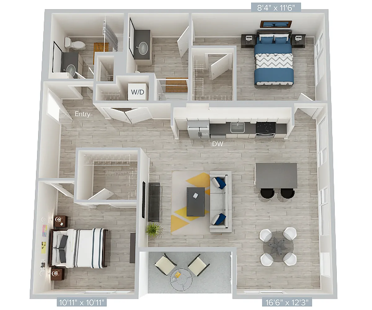Floor plan B7