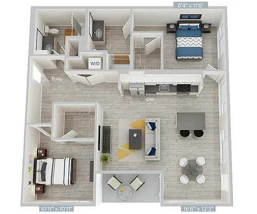 Floor plan B7