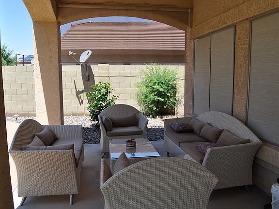 Large covered patio