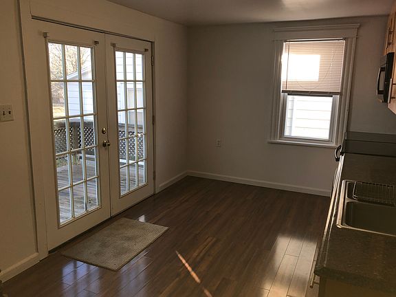 French doors to deck/yard