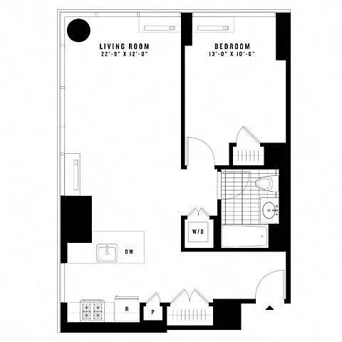 Floor plan 1P