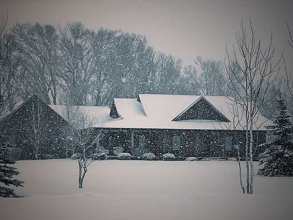 House in winter
