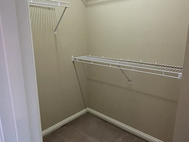 Master suite walk-in closet