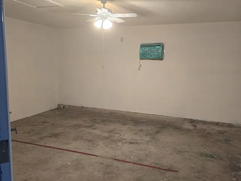 Enclosed and insulated garage
