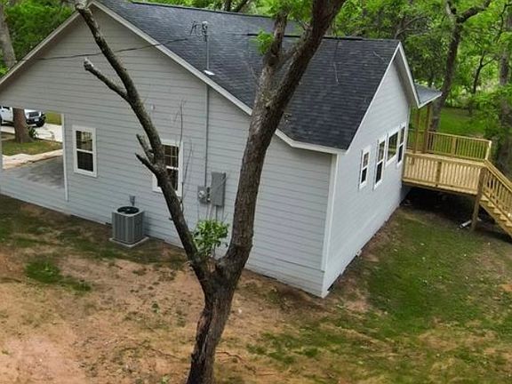 Side over head view of house