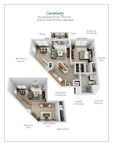 Floor plan Canterbury