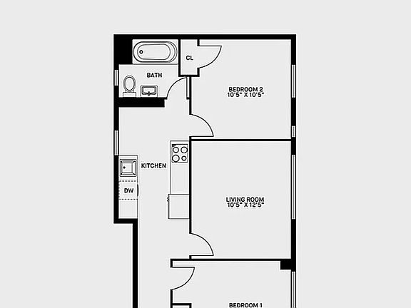 2nd image of 145 E 35th St APT 5RW