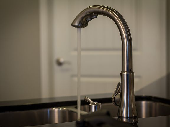 Brushed nickel faucets