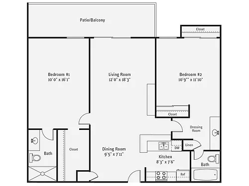 Floor plan B2