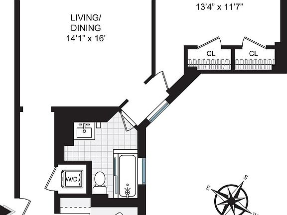 2nd image of 166 W 72nd St APT 8D