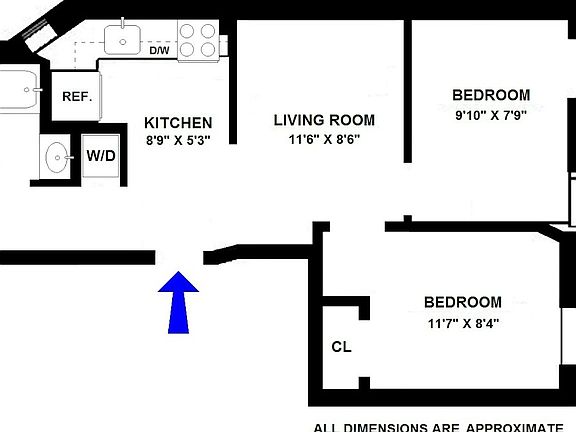 2nd image of 347 E 58th St APT 2F
