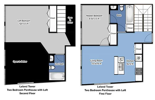 Floor plan Sky Penthouse