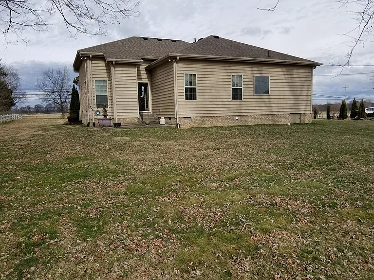 Back view of the home.