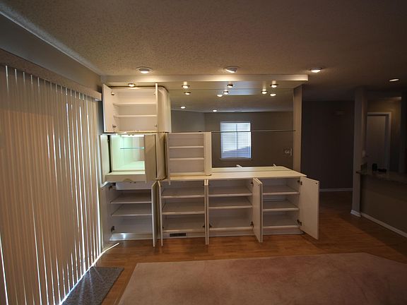 Built in Bar with nice accent lighting