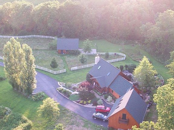 View from hot-air balloon 